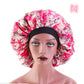 Beauty print Satin silk Bonnet sleep night cap