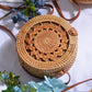 Rattan bag Messenger bag straw bag bamboo basket bag weaving handbags travel vacation